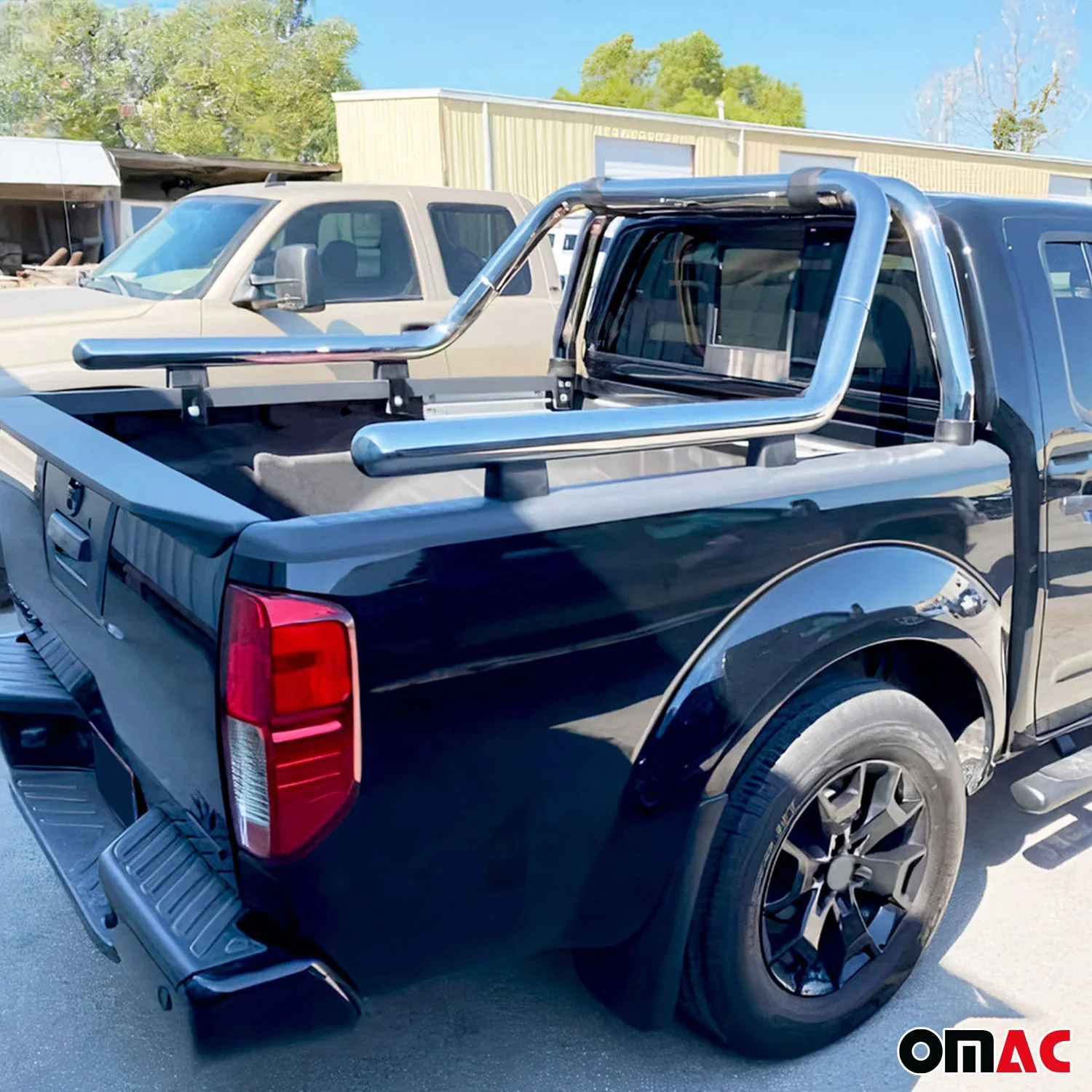 Überrollbügel Rollbar für VW Amarok 2010-2021 Gefärbten Stahl Ø76 Silber - Image 7