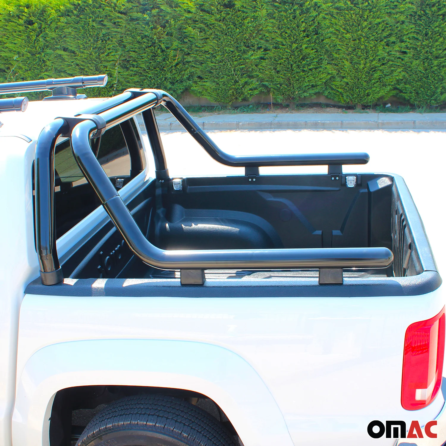 Überrollbügel Rollbar für Nissan Navara 2006-2015 Gefärbten Stahl Schwarz - Image 2