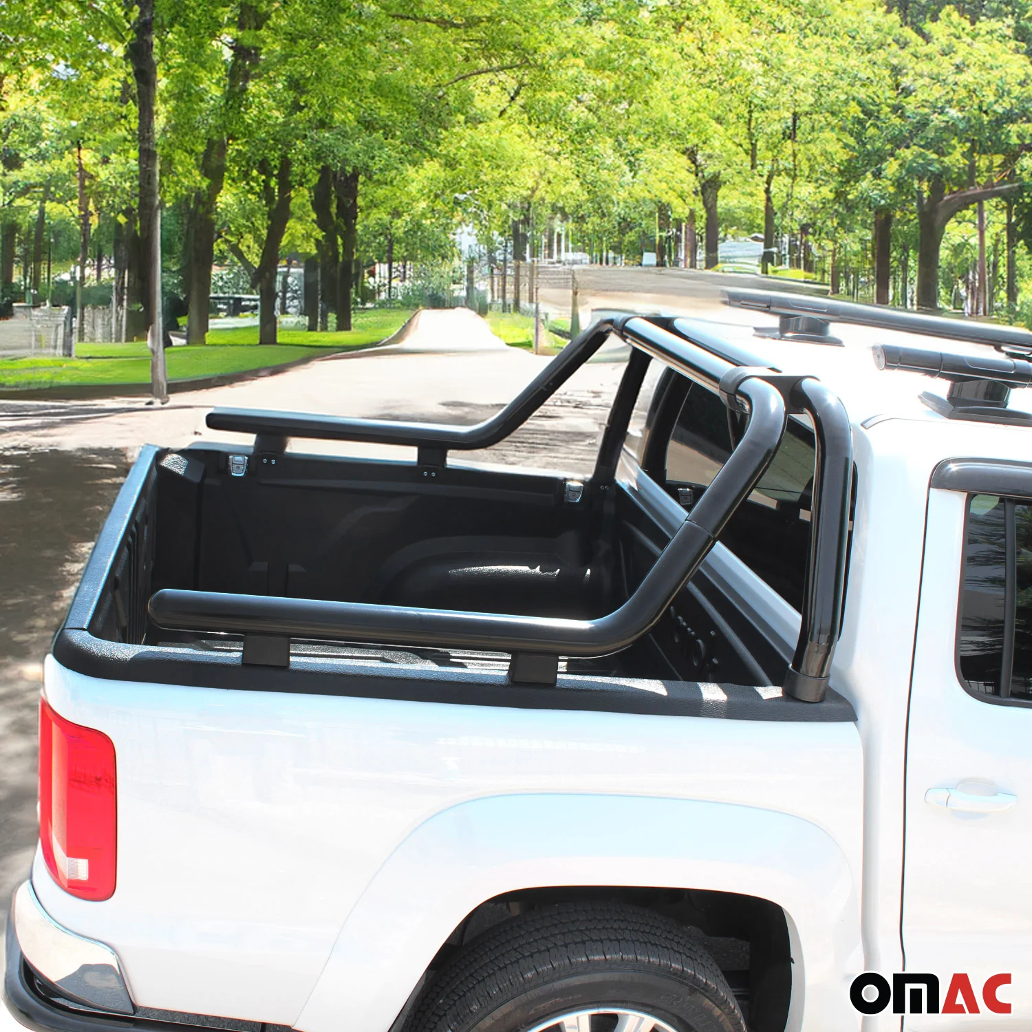 Überrollbügel Rollbar für Nissan Navara 2006-2015 Gefärbten Stahl Schwarz - Image 5