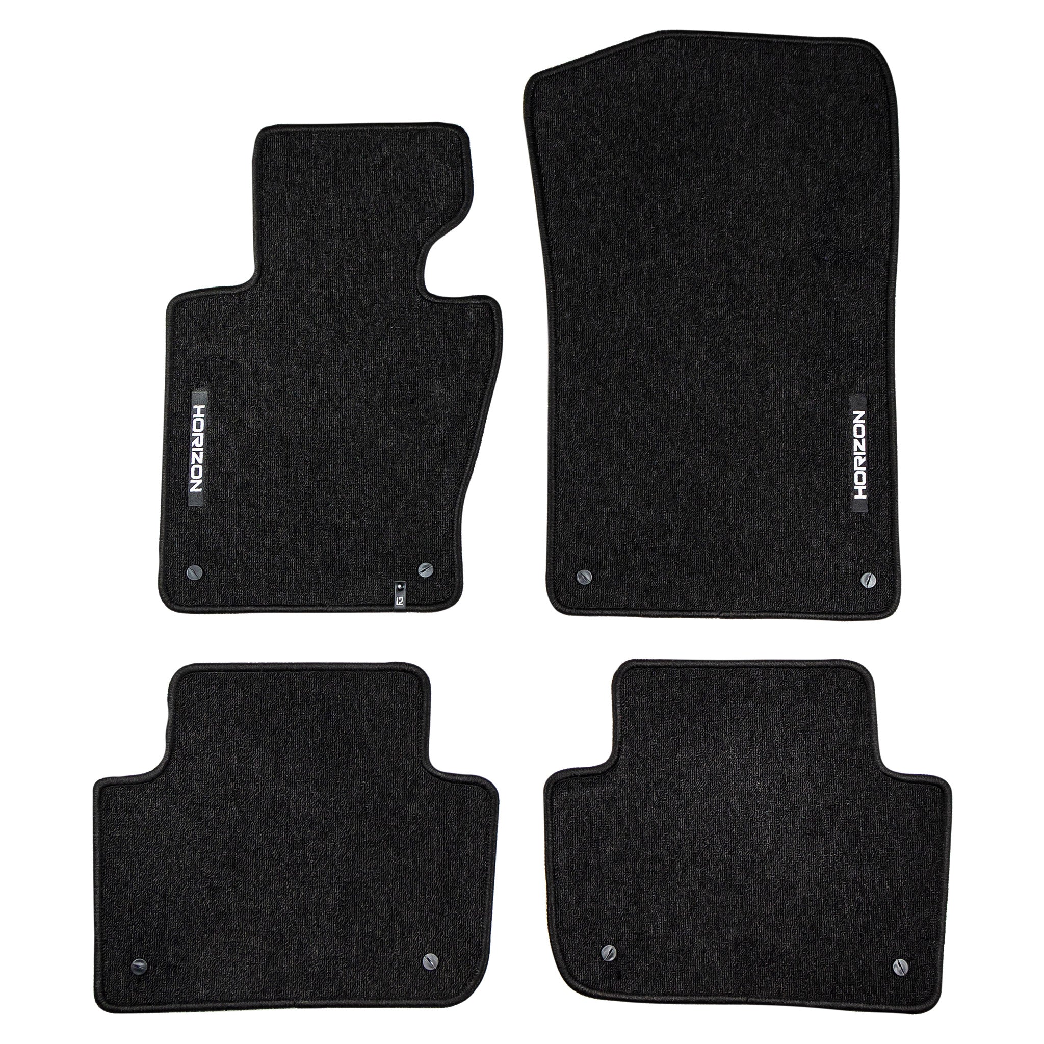 Velours Fußmatten für BMW X3 E83 2003-2010 Autoteppich Automatten  Schwarz 4 tlg