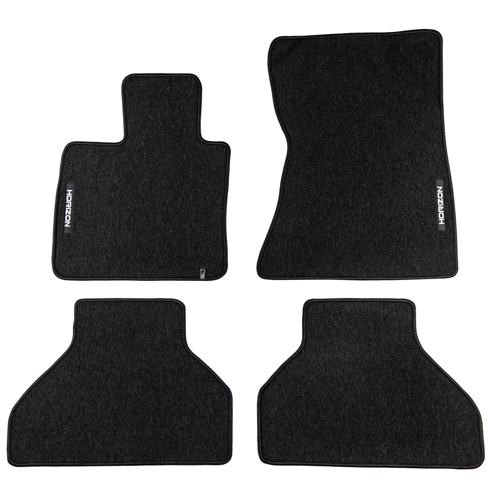 Velours Fußmatten für BMW X5 E70 2006-2013 Autoteppich Automatten Schwarz 4 tlg