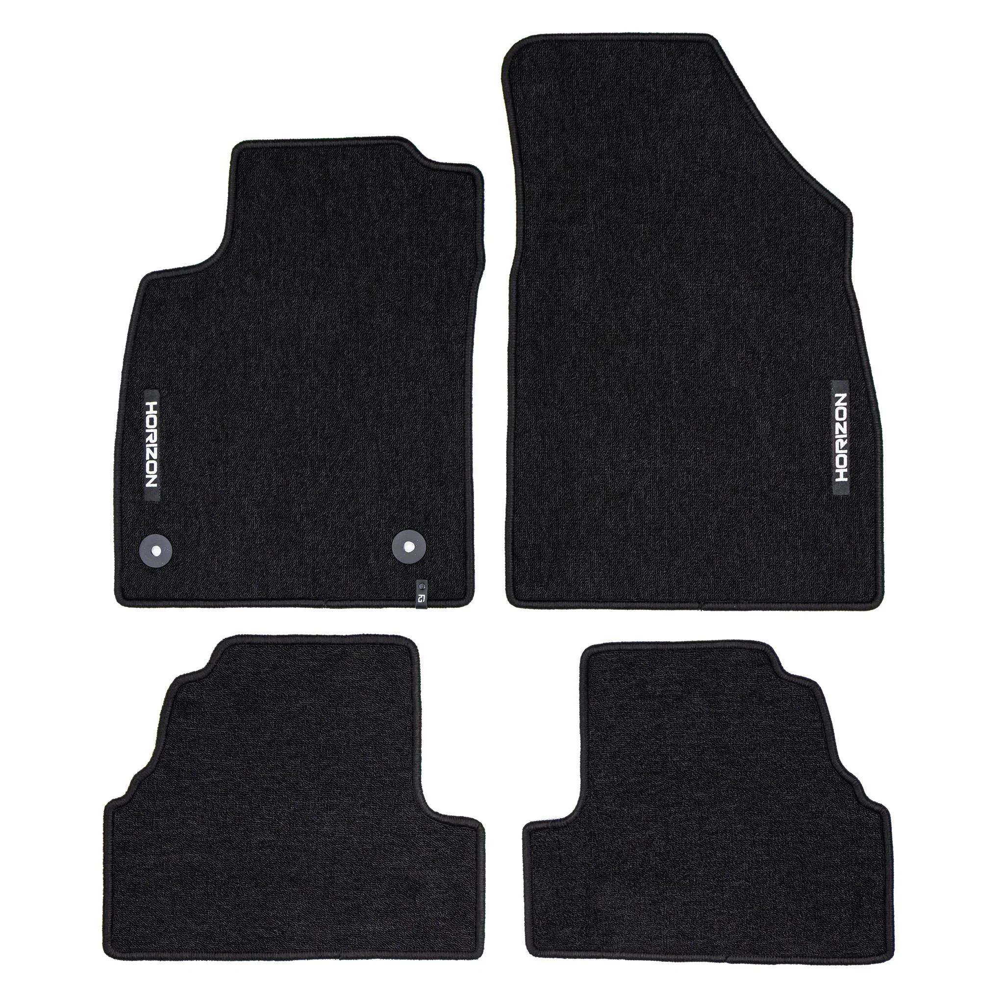 Velours Fußmatten für Chevrolet Trax 2012-19 Autoteppich Automatten Schwarz 4tlg