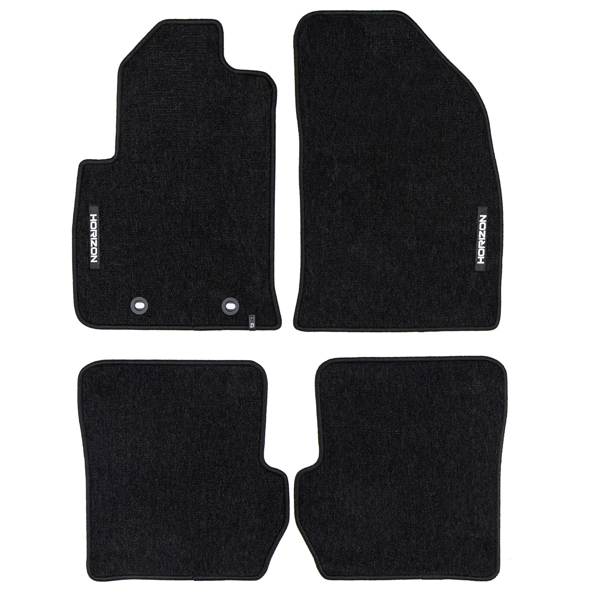 Velours Fußmatten für Ford Fusion 2005-12 FL Autoteppich Automatten Schwarz 4tlg