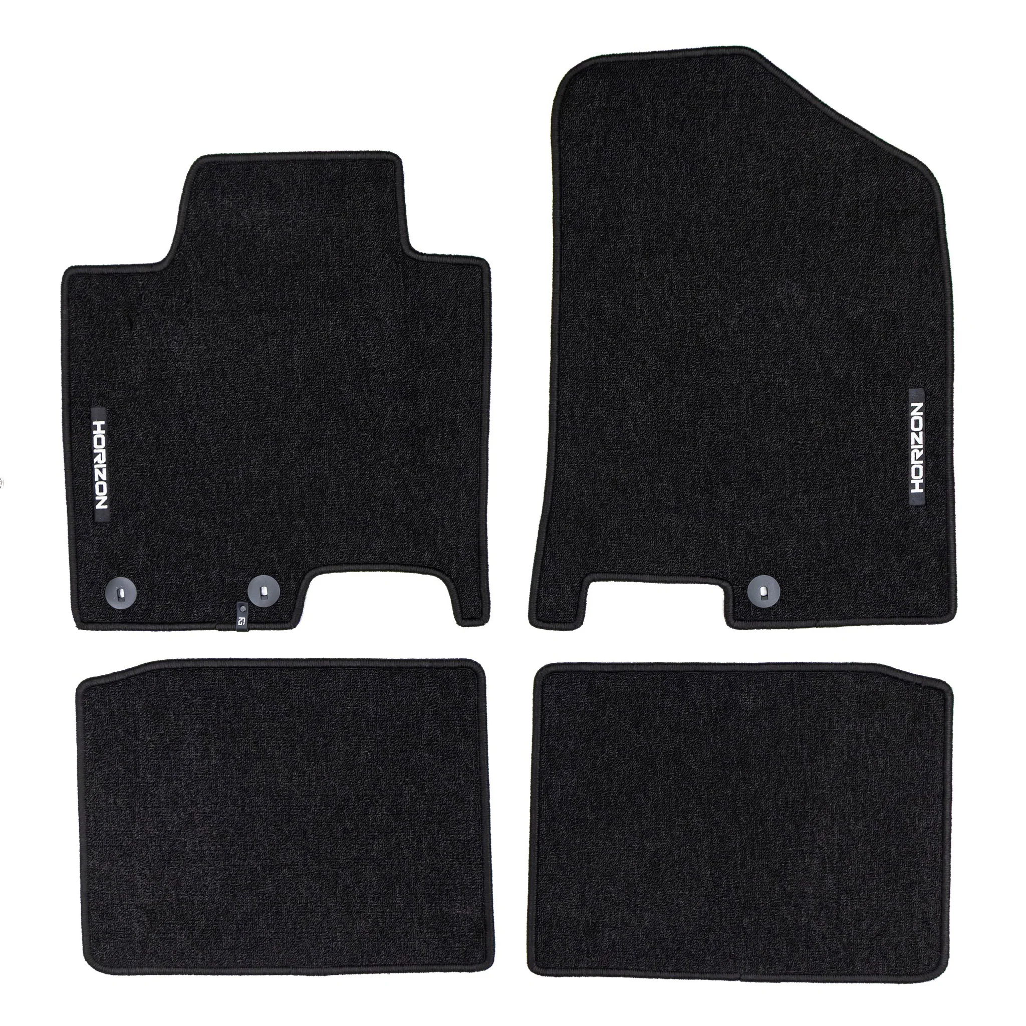 Velours Fußmatten für Hyundai i40 2011-2019 Autoteppich Automatten Schwarz 4 tlg