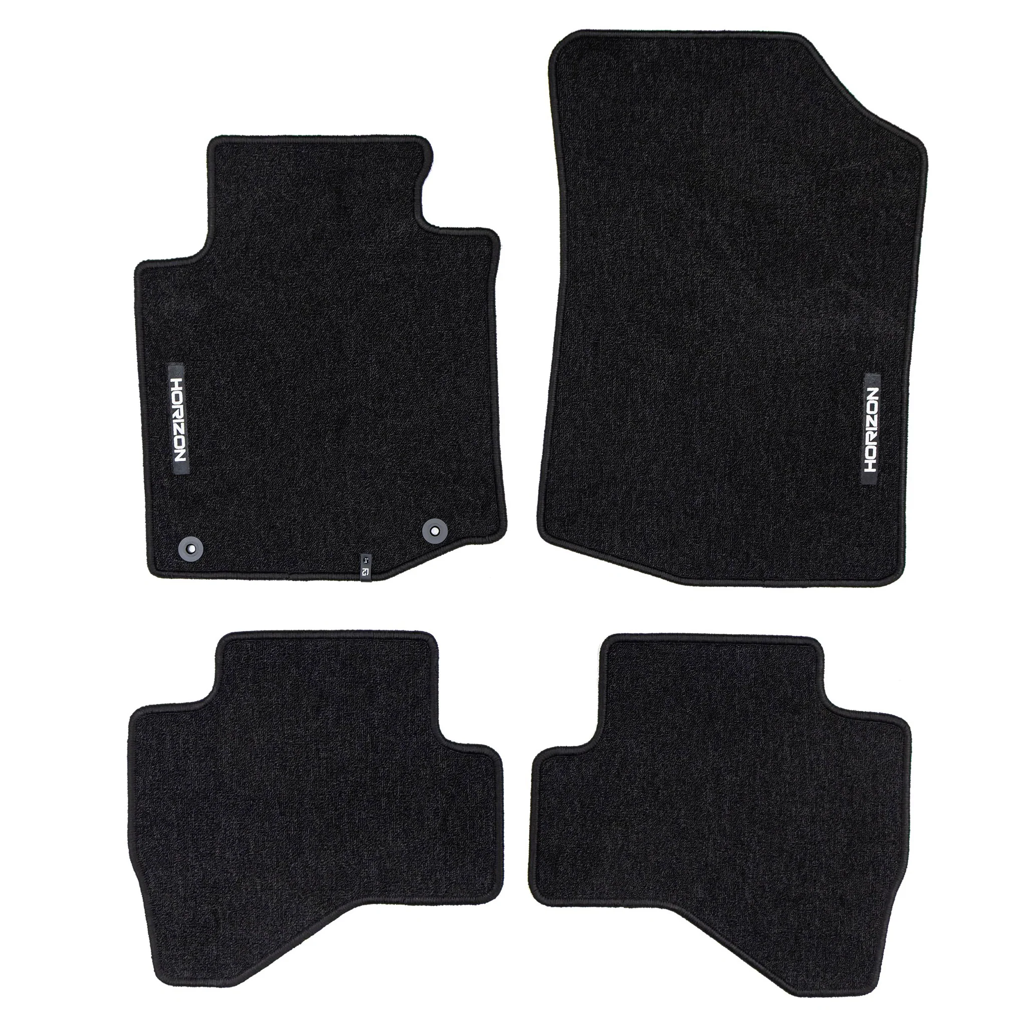 Velours Fußmatten für Peugeot 107 2010-14 FL Autoteppich Automatten Schwarz 4tlg