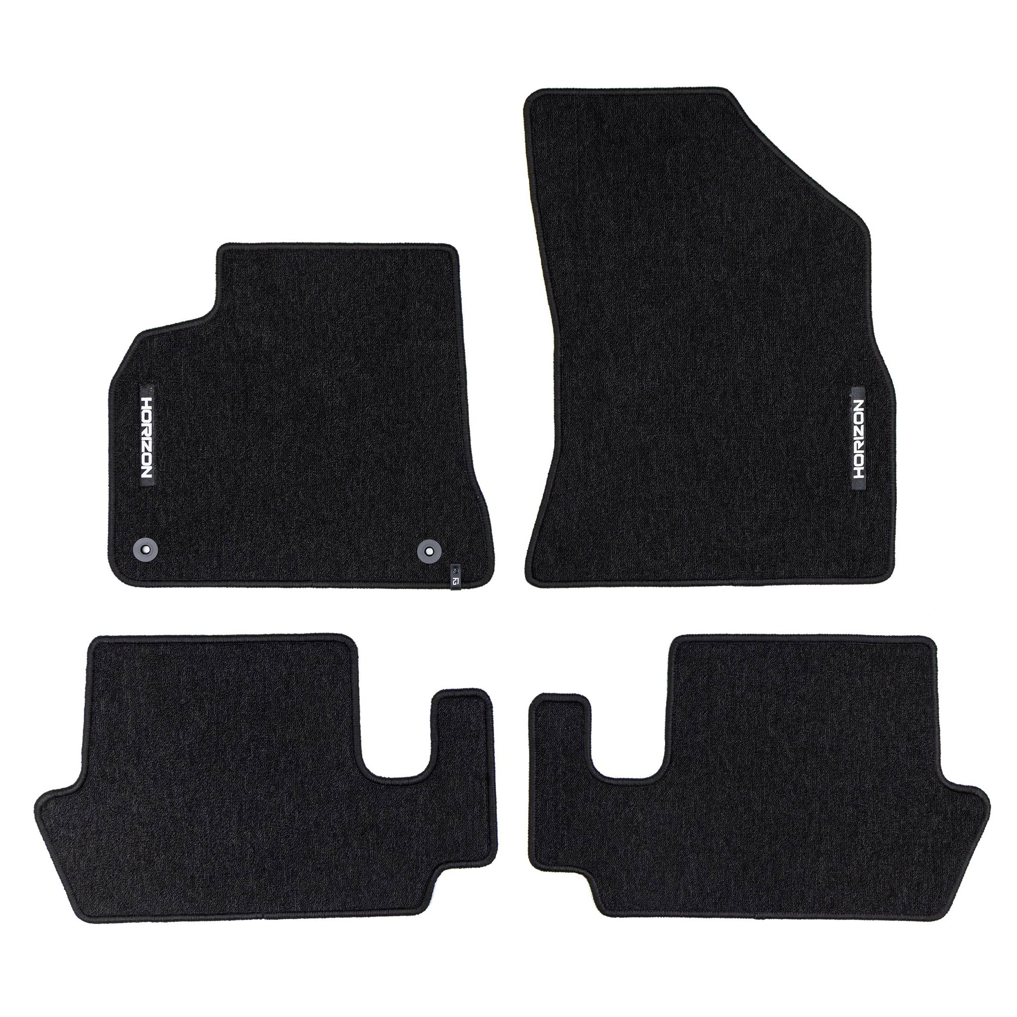 Velours Fußmatten für Peugeot 3008 I 2009-16 Autoteppich Automatten Schwarz 4tlg