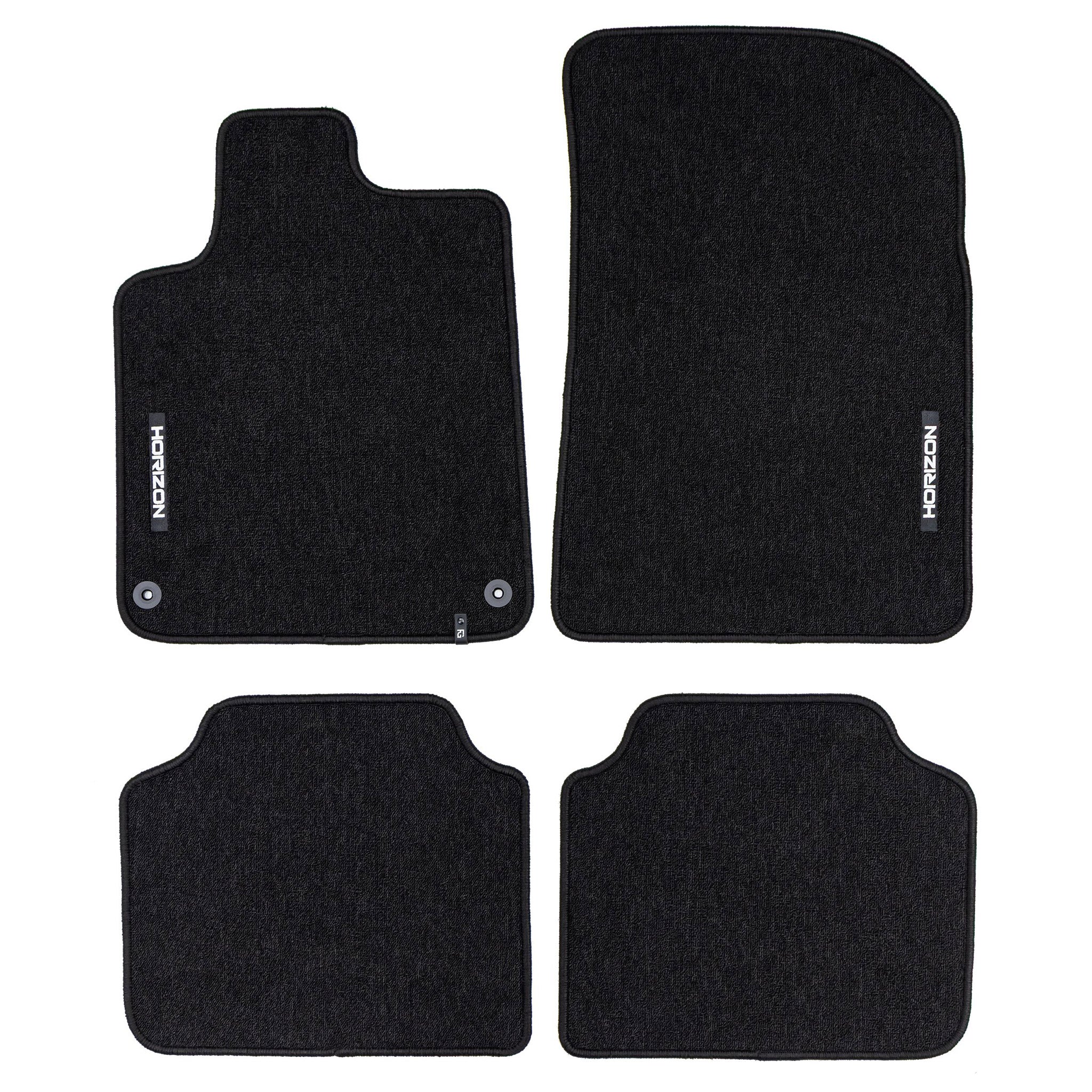 Velours Fußmatten für Peugeot 407 2004-2011 Autoteppich Automatten Schwarz 4tlg