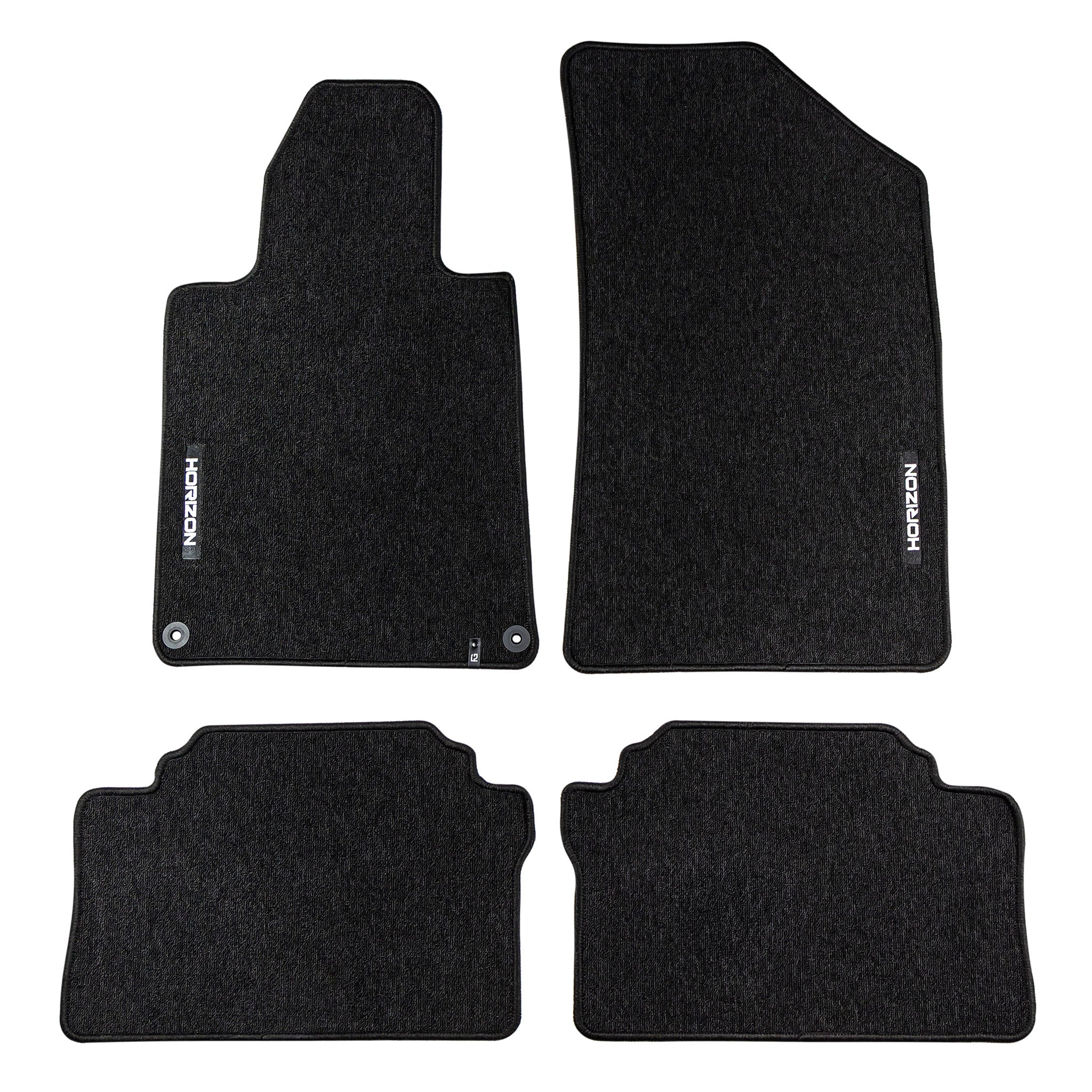 Velours Fußmatten für Peugeot 508 I 2010-18 Autoteppich Automatten Schwarz 4tlg