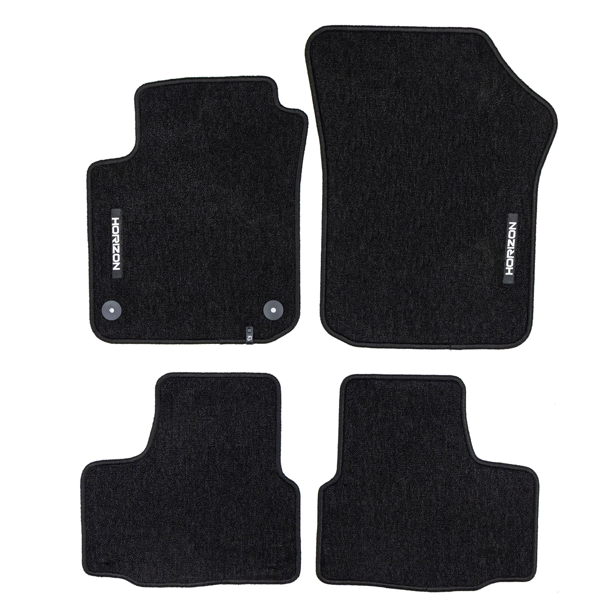 Velours Fußmatten für Skoda Citigo 2011-2019 Autoteppich Automatten Schwarz 4tlg