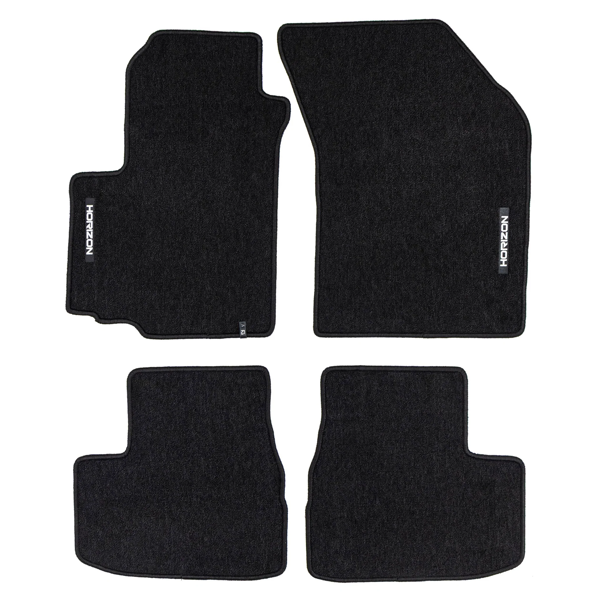 Velours Fußmatten für Suzuki Swift IV 2004-2010 Autoteppich Schwarz 4 teile