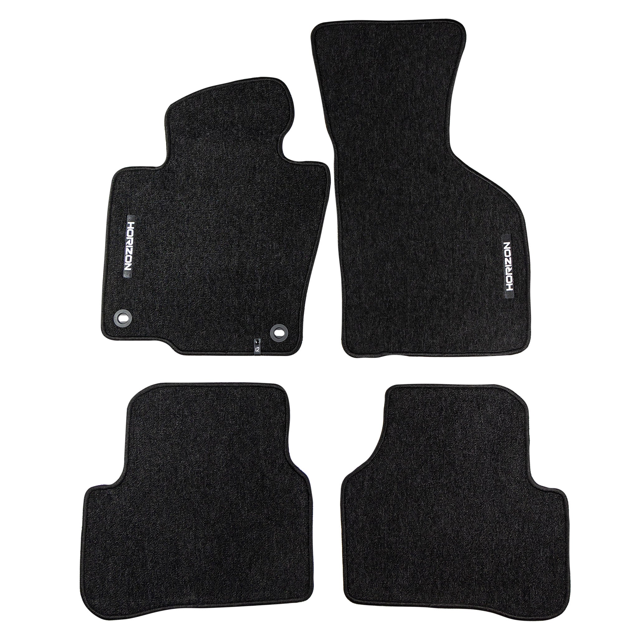 Velours Fußmatten für VW Passat B7 2010-2014 Autoteppich Automatten Schwarz 4tlg