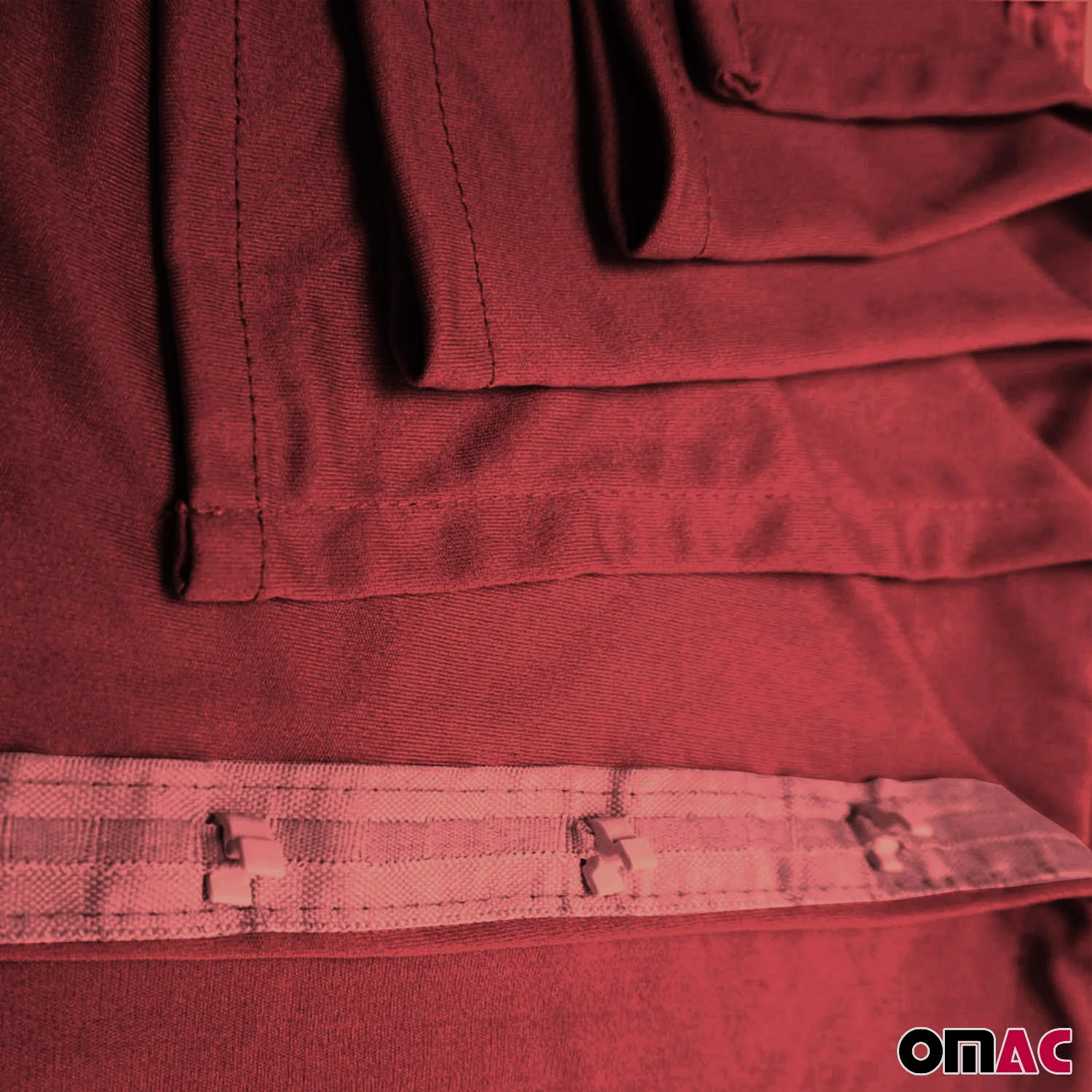 Sonnenschutz MAß Gardinen für VW Transporter T5 2003-2015 L1 Kurzer Rot 6x - Image 8