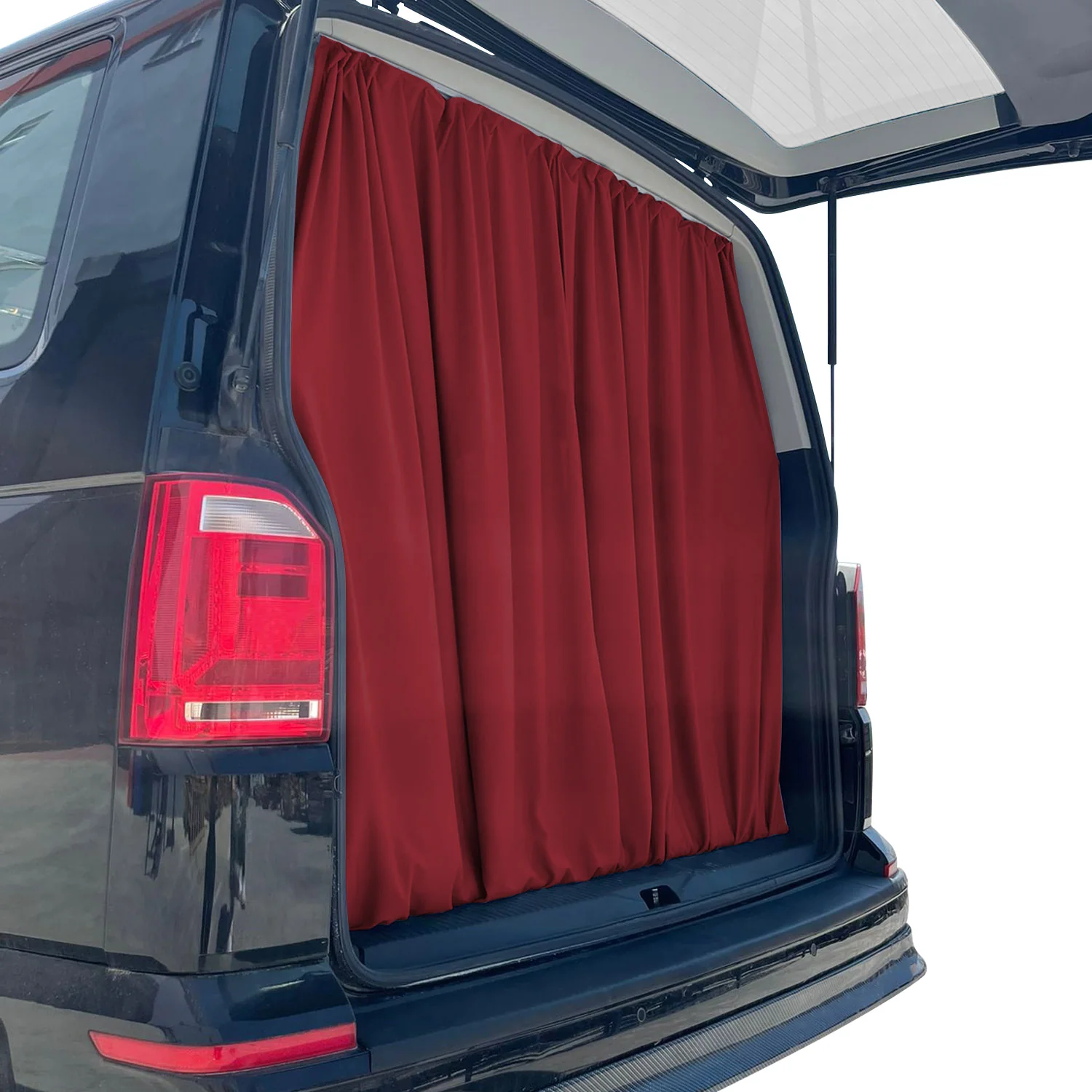 Maß Gardinen Sonnenschutz für Peugeot Bipper Heckklappe Vorhänge Rot - Image 5