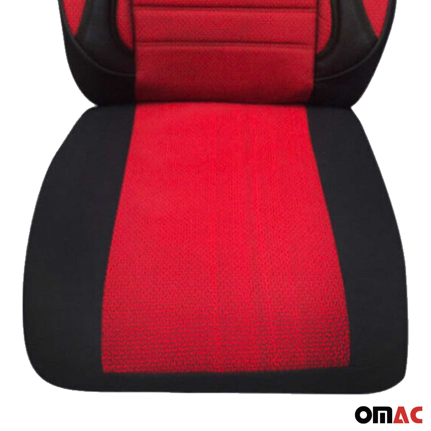 Schonbezüge Sitzschoner Sitzbezüge für VW Crafter LT-35 Schwarz Rot 2+1 Vorne - Image 10