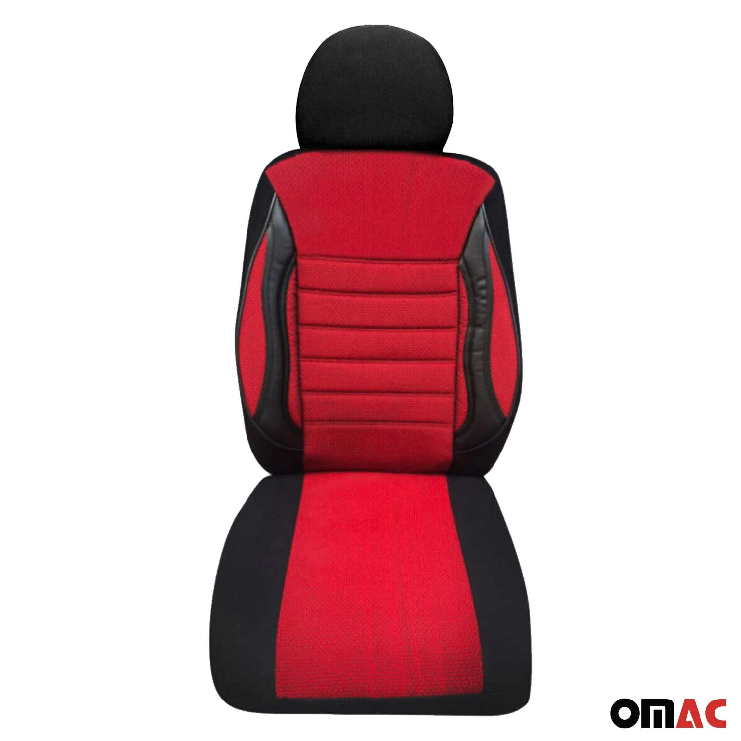 Schonbezüge Sitzschoner Sitzbezüge für VW Crafter LT-35 Schwarz Rot 2+1 Vorne - Image 7