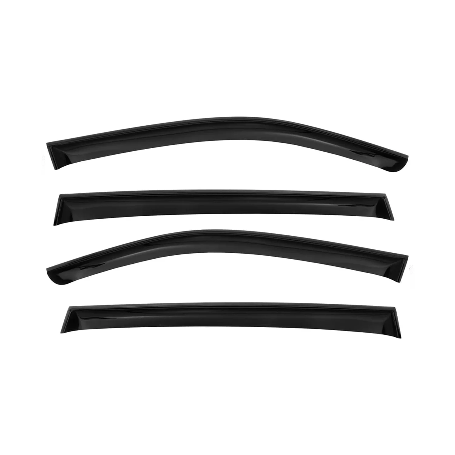 4x Windabweiser Regenabweiser für Hyundai Tucson 2016-2024 Acryl Dunkel - Image 2