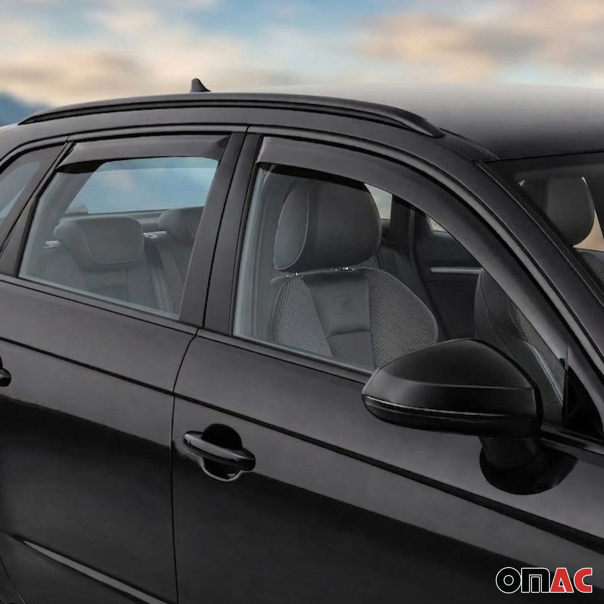 Windabweiser Regenabweiser für Audi A3 8V Sportback 2012-2020 Acryl Dunkel 4tlg - Image 6