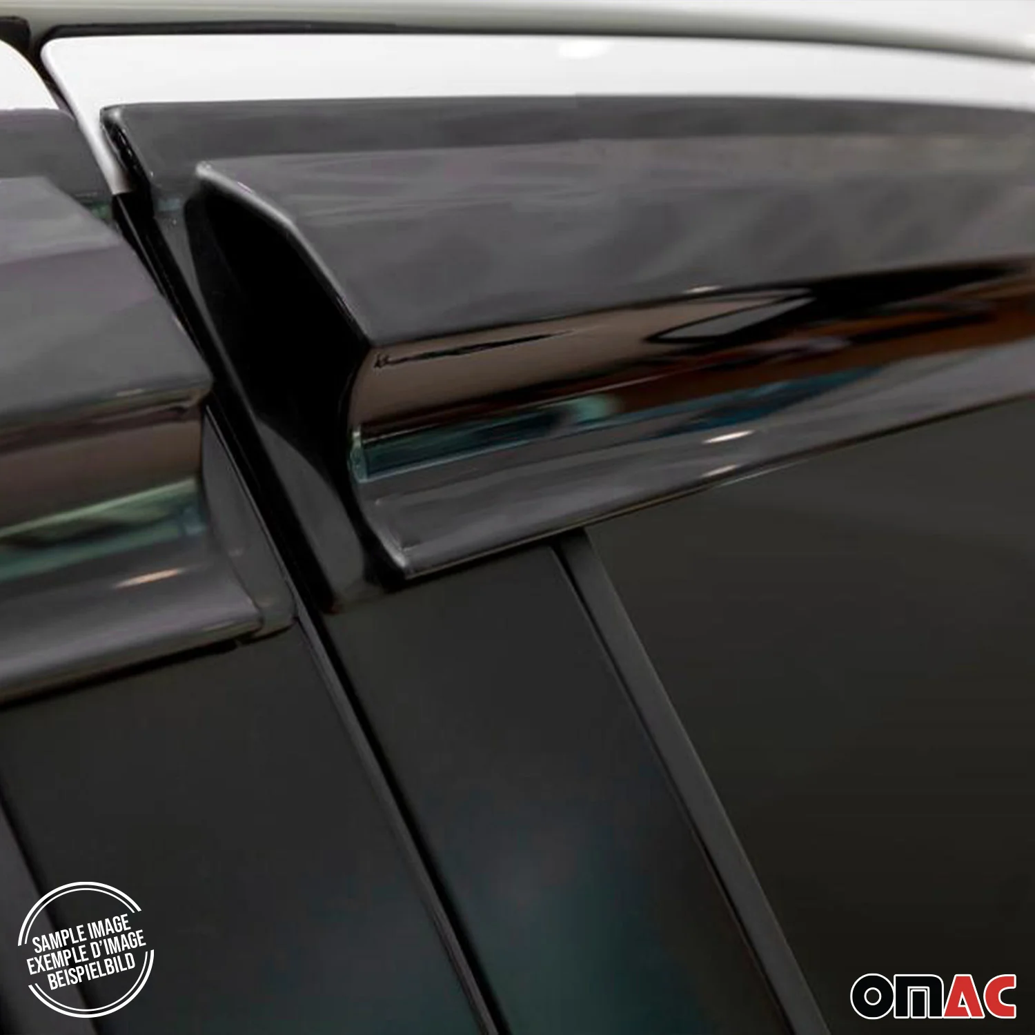 Windabweiser Regenabweiser für Dacia Jogger 2021-2026 Schwarz Acrylic 2tlg - Image 9