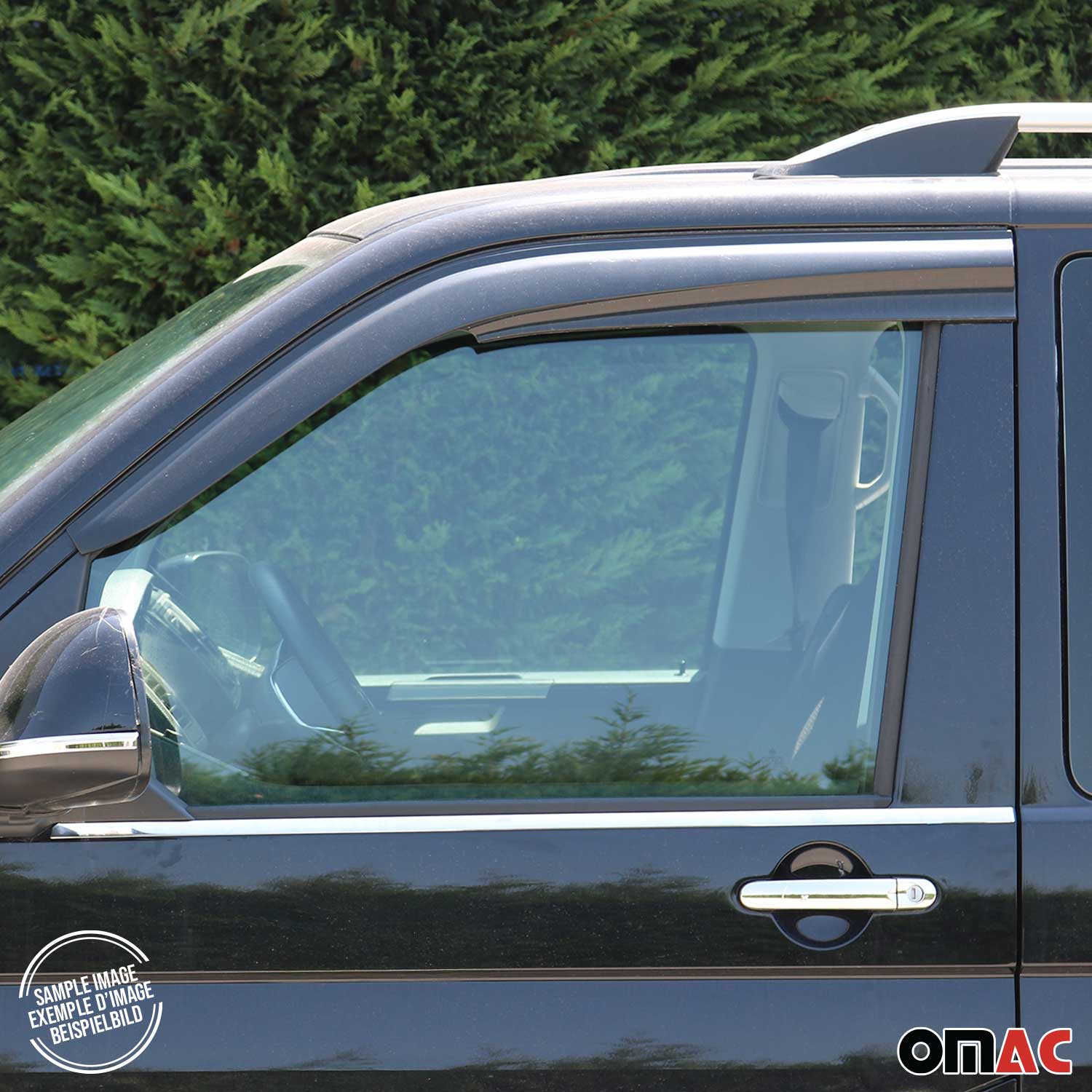 Windabweiser Regenabweiser für Fiat Ducato 2006-2014 Kunststoff Schwarz 2x - Image 8