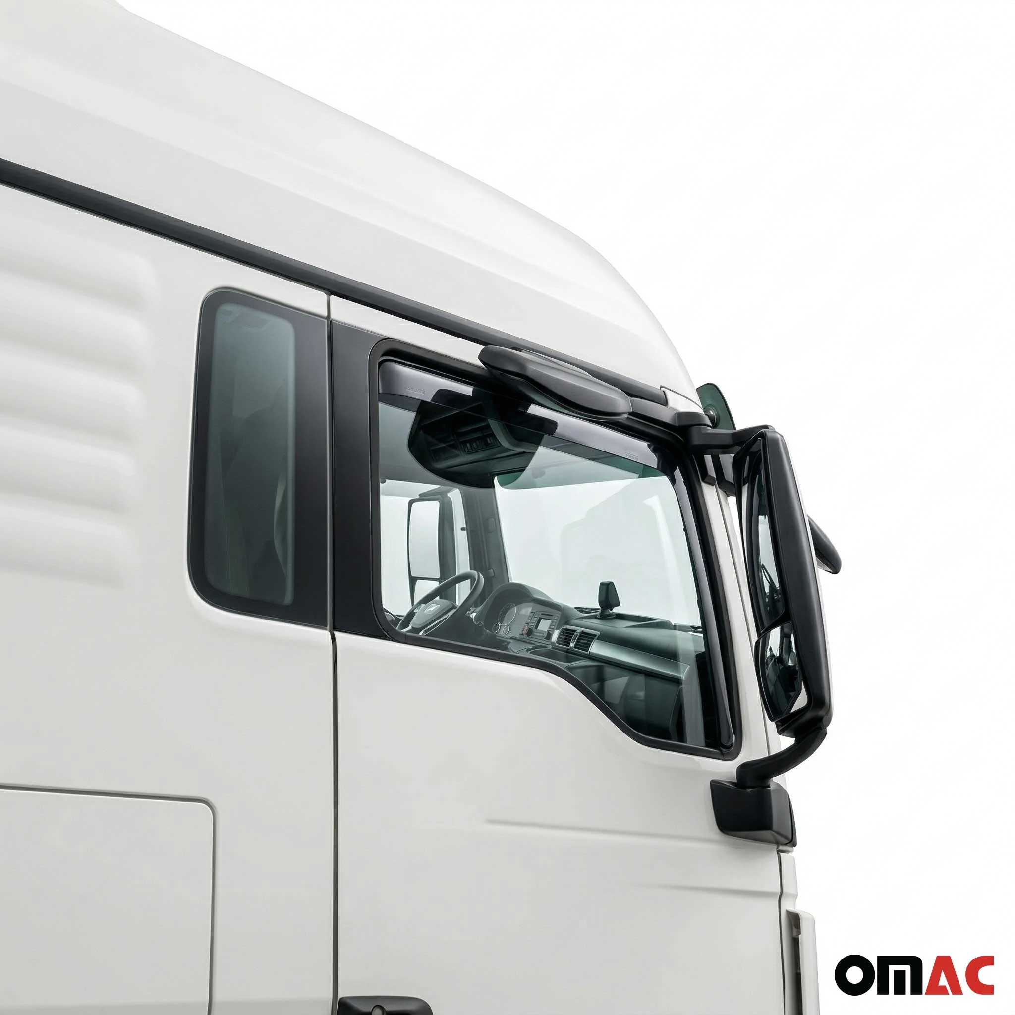 Windabweiser Regenabweiser für MAN TGX 2007-2020 Dunkel Acryl 2tlg - Image 6