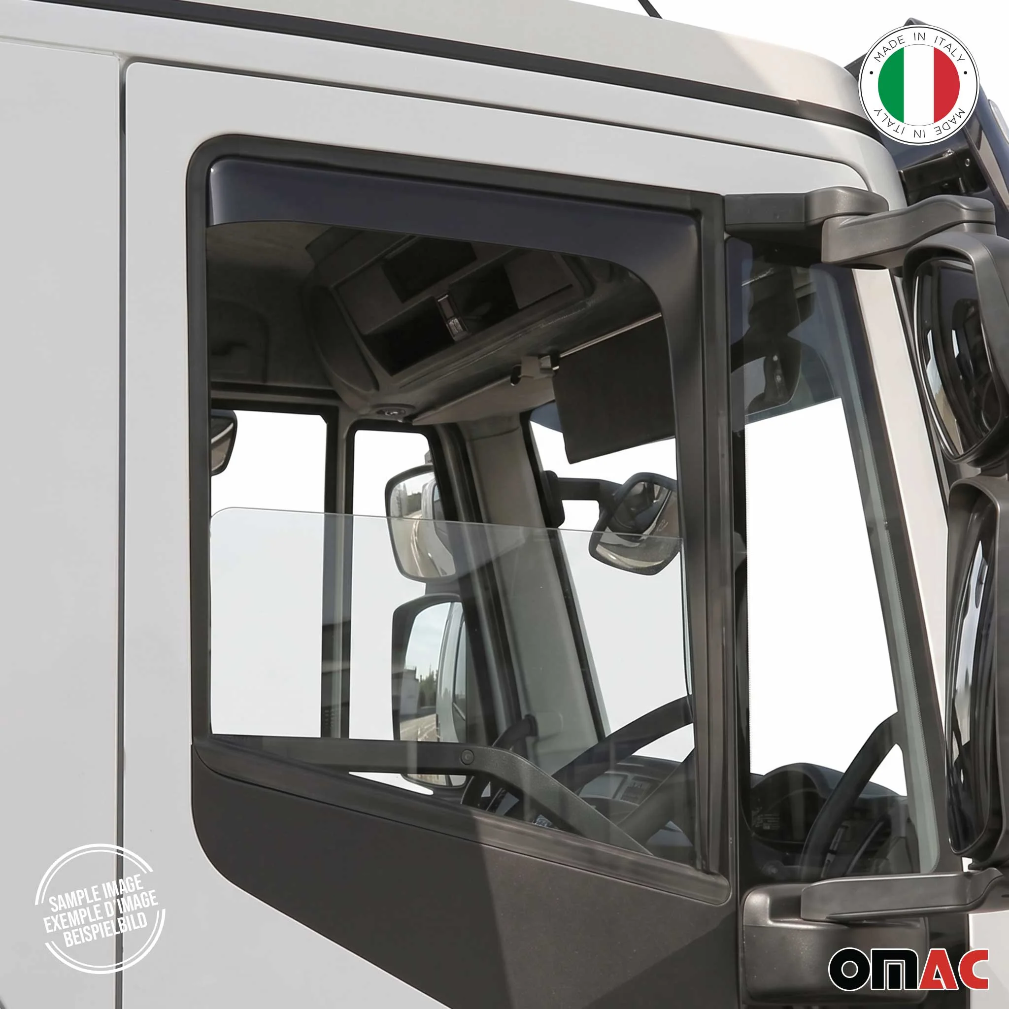 Windabweiser Regenabweiser für MAN TGX 2007-2020 Dunkel Acryl 2tlg - Image 9