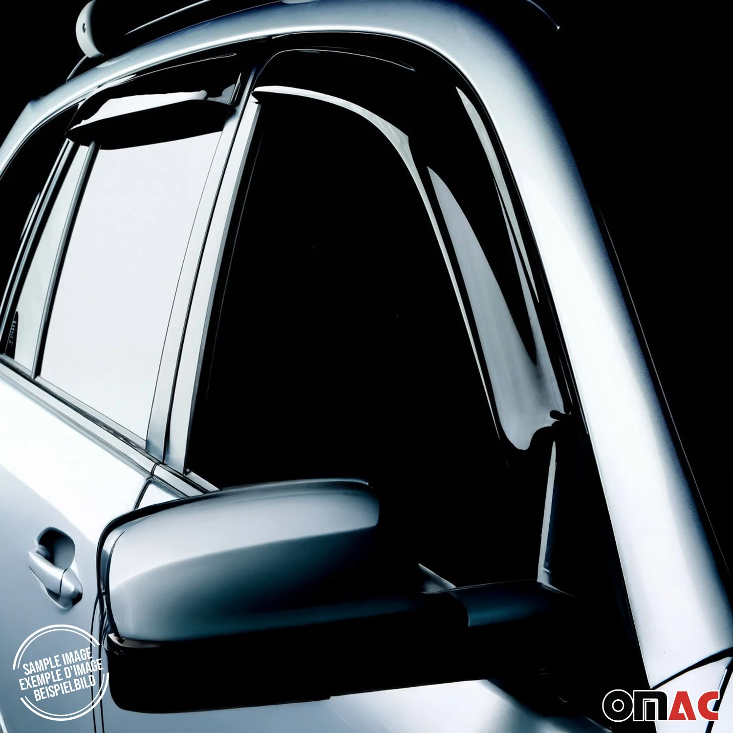 Windabweiser Regenabweiser für Mercedes GLE W166 2015-2018 Dunkel Acryl 4tlg - Image 6