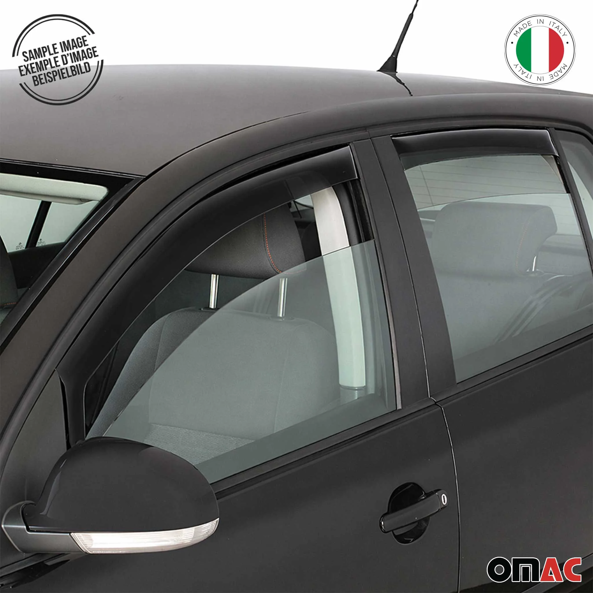 Windabweiser Regenabweiser für Hyundai i20 2020-2026 Dunkel Acryl 4tlg - Image 8