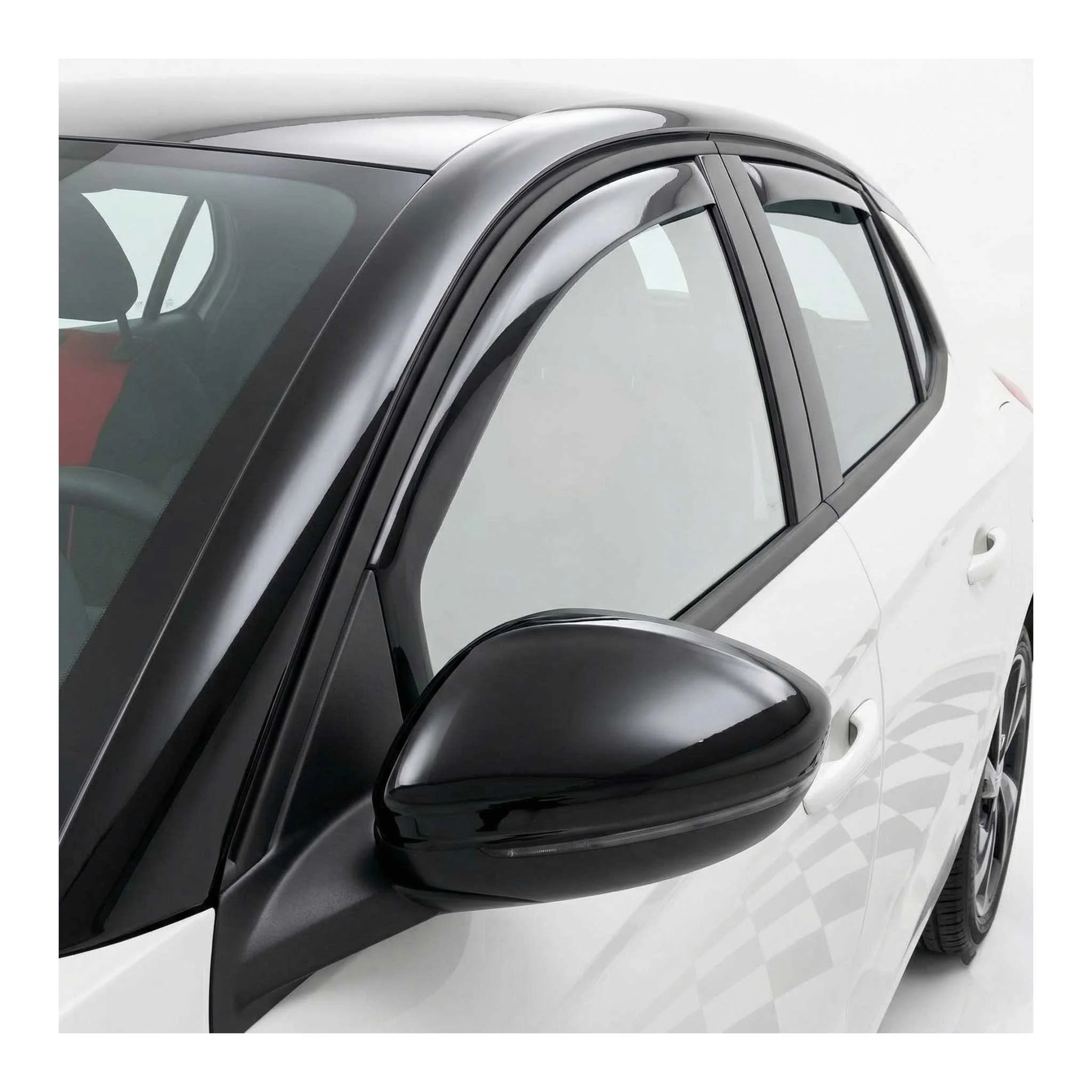 Windabweiser Regenabweiser für Opel Corsa F 2019-2026 Dunkel Acryl 4tlg