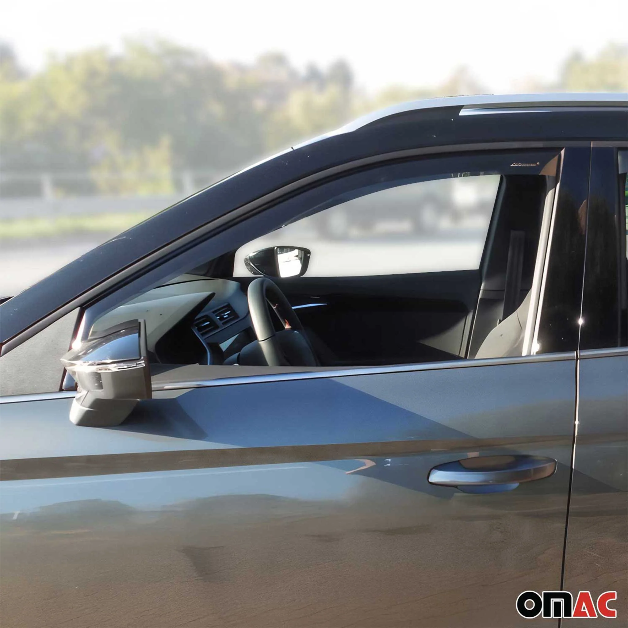 Windabweiser Regenabweiser für Seat Arona 2017-2026 Dunkel Acryl 4tlg - Image 6