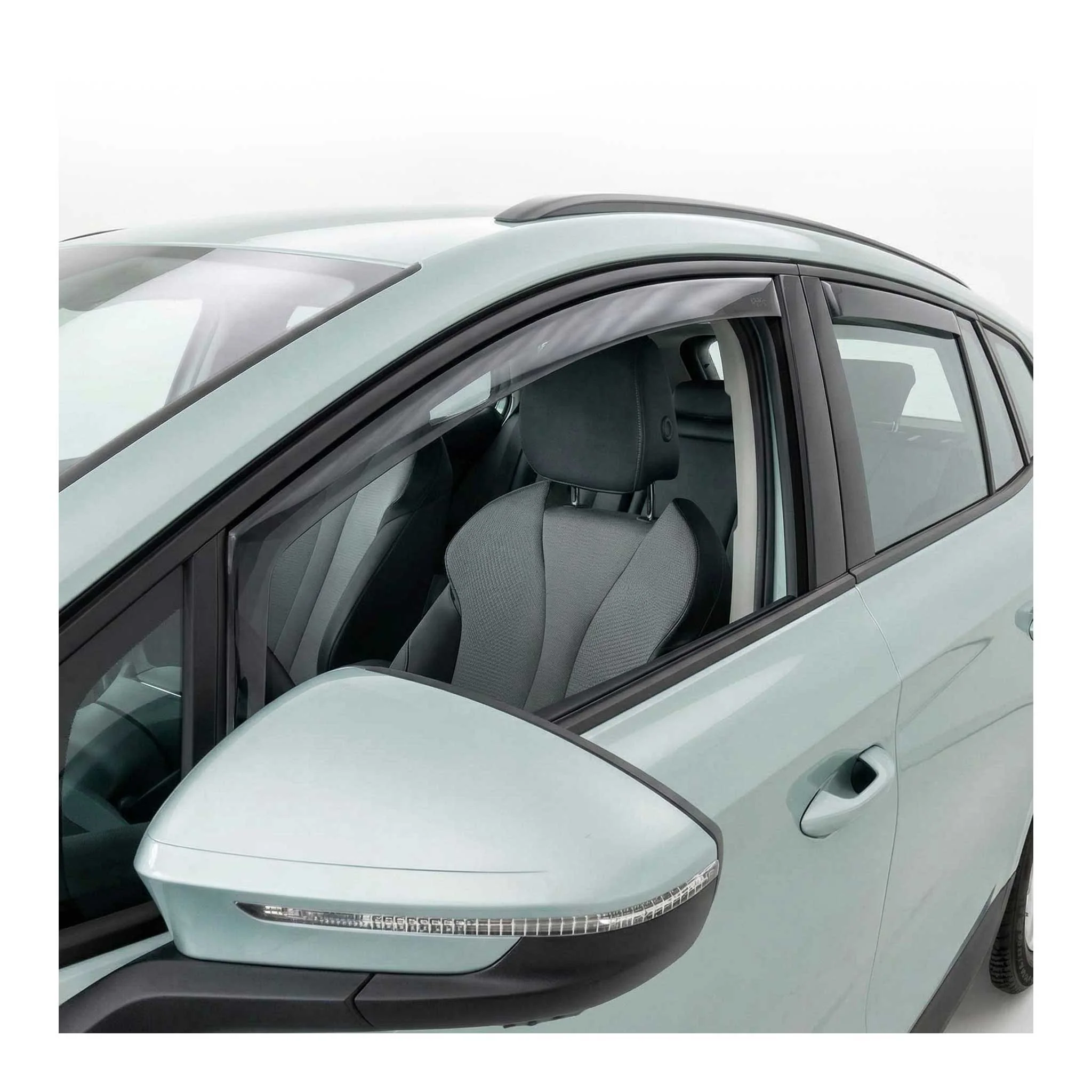 Windabweiser Regenabweiser für Skoda Enyaq 2020-2026 Dunkel Acryl 4tlg