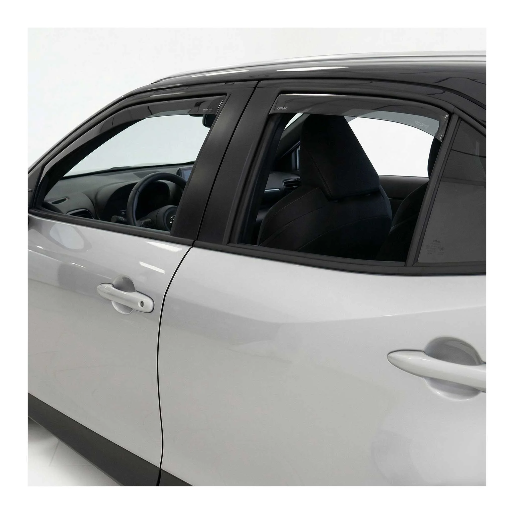 Windabweiser Regenabweiser für Toyota Yaris Cross 2021-2026 Dunkel Acryl 4tlg