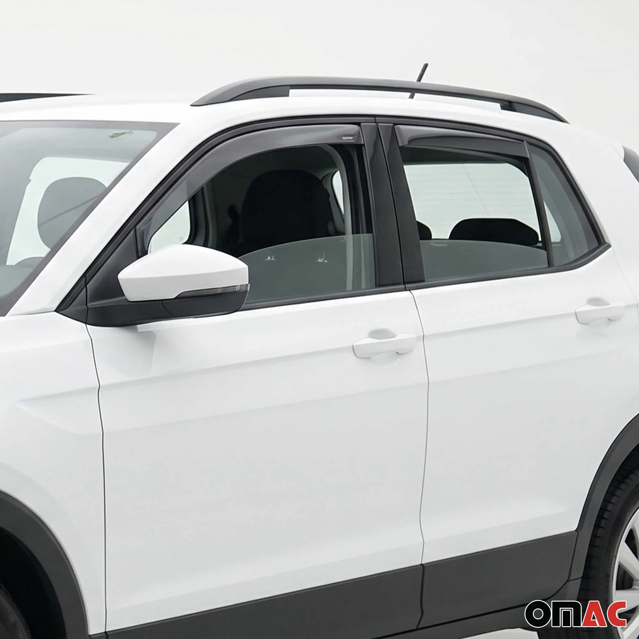 Windabweiser Regenabweiser für VW T-Cross 2019-2026 Dunkel Acryl 4tlg - Image 6
