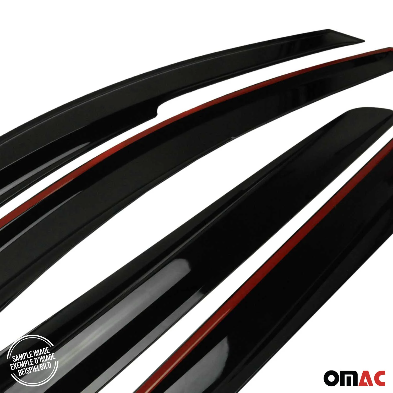 4x Windabweiser Regenabweiser für Hyundai Tucson 2015-2020 Dunkel Acryl - Image 12